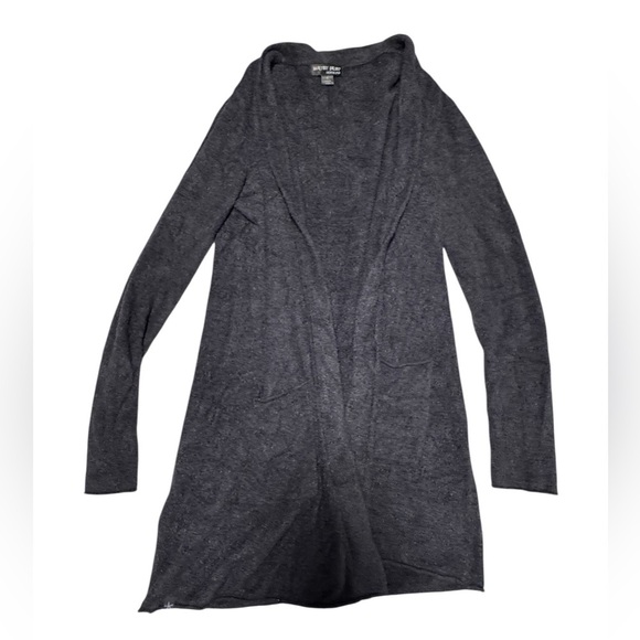 Barefoot Dreams Sweaters - Barefoot Dreams CozyChic Lite Gray Open Front Cardigan Women’s M